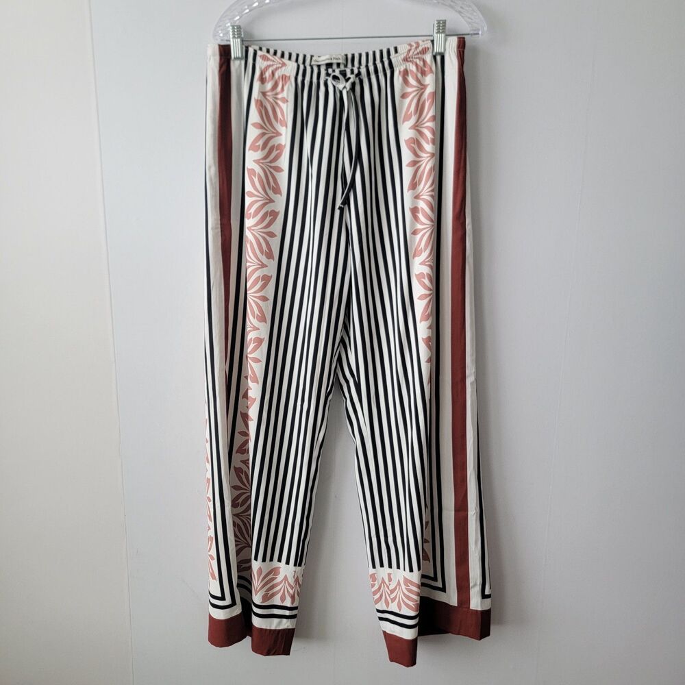 Abercrombie & Fitch womens Drapey Wide Leg Pull-On Pant size M high rise